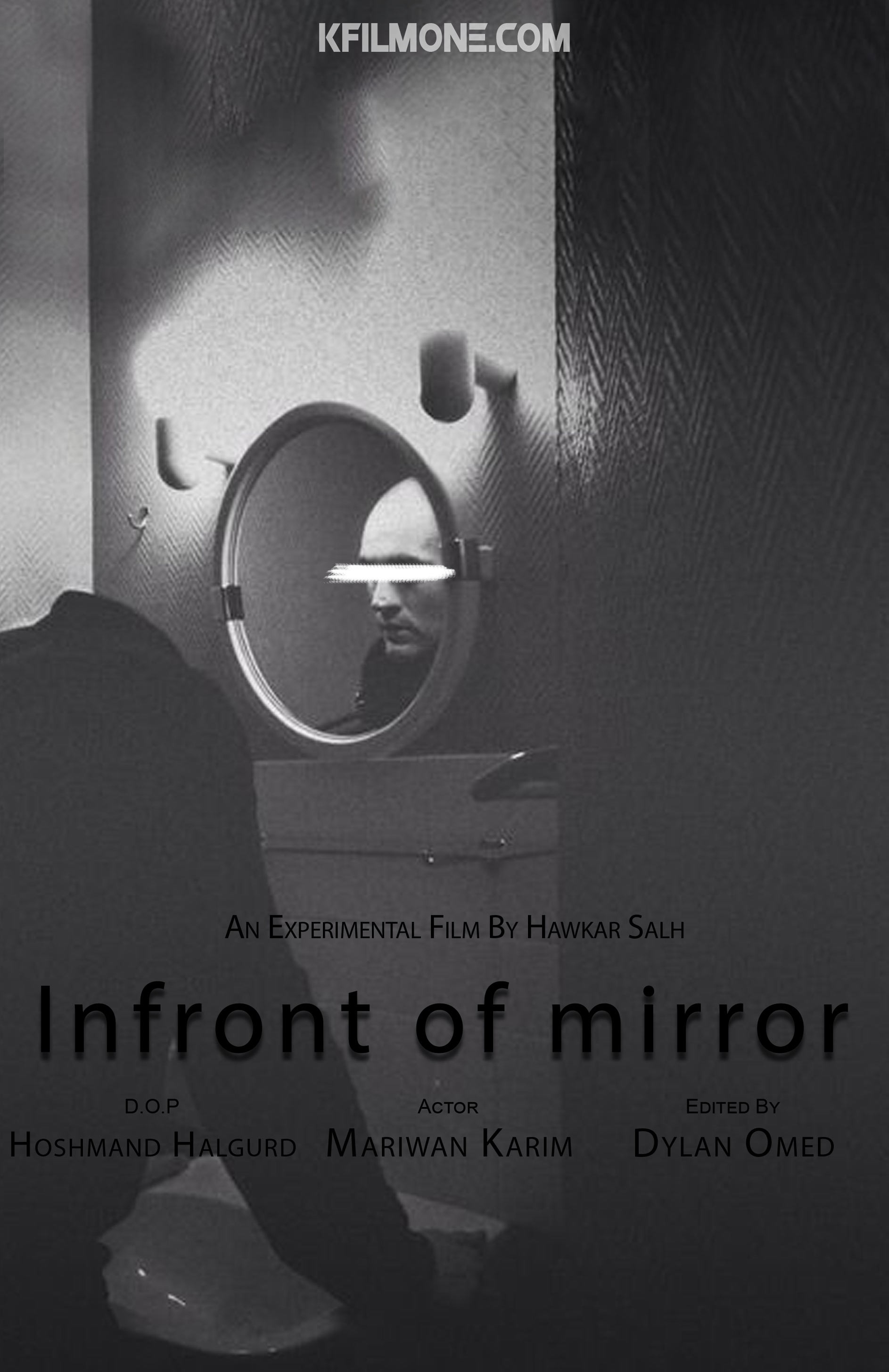 Infront of mirror